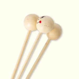 Martillo de masaje de madera con cara sonriente bonita Martillo de meridianos multifuncional de dibujos animados - Product Image 4