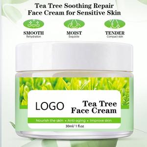 Crème Visage <span class=keywords><strong>Anti</strong></span>-Acné OEM à l'Arbre à Thé, Centella, Niacinamide, Glycérine et Rétinol 30g – Contrôle du Sébum, <span class=keywords><strong>Anti</strong></span>-Imperfections, <span class=keywords><strong>Anti</strong></span>-Rides, Raffermissante, Végane - Product Image 4