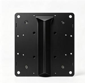 Fabrication sur mesure de tôles métalliques, boîtier en acier usiné CNC, finition noire, pièce de fabrication de précision - Product Image 3