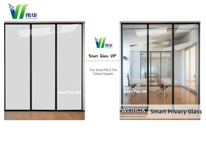 Tempered sự riêng tư Dimmable atomized Switchable điện tử thông minh tấm kính cho hội thảo văn phòng xây dựng phòng tắm phân vùng tường - Product Image 3