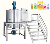 Réservoir de mélange d'acier inoxydable de mélangeur de liquide de vaisselle à couche unique avec le détergent d'agitateur faisant la machine