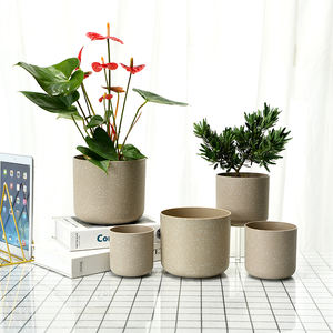 2024 fabricant en gros décoratif fantaisie luxe grands pots de fleurs d'intérieur en plastique - Product Image 5