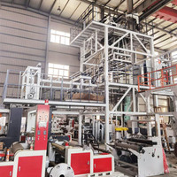 Machine de soufflage de film HDPE/PP à haute et basse pression, à grande vitesse, automatique, équipement de fabrication de sacs par coextrusion