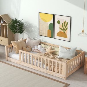 <span class=keywords><strong>Lit</strong></span> Montessori pour enfants, <span class=keywords><strong>lit</strong></span> en forme de maison pour bébé, lits pour filles, lits pour enfants de style moderne en <span class=keywords><strong>bois</strong></span> massif - Product Image 3
