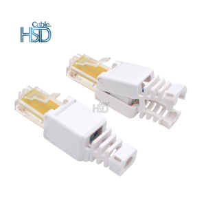 Toolless không được che chở <span class=keywords><strong>Ethernet</strong></span> mạng nữ nối 8 pin RJ45 cho Cat5 Tương thích với <span class=keywords><strong>8P8C</strong></span> nam Modular cắm - Product Image 1