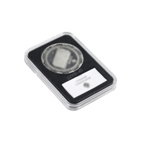 Étui de protection pour pièces de monnaie en mousse EVA noire, support d'affichage, boîte de rangement, capsule, étuis en acrylique transparent, porte-pièces de monnaie en argent