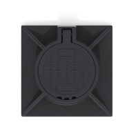Boîtier de compteur d'eau en fibre de verre, chambre de compteur en PRV avec couvercle articulé ou amovible pour projet d'alimentation en eau municipale