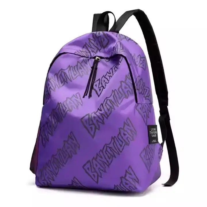 college students school customised mini black stylish bagpack for girls waterproof