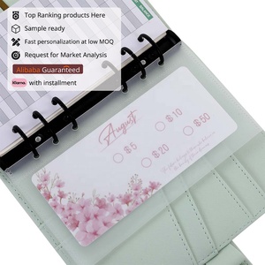 Tablero de inserción de efectivo/dinero A6 transparente/sólido más vendido de Yihe para sobres de carpeta de presupuesto como Desafío de Ahorro en 12 meses - Product Image 1