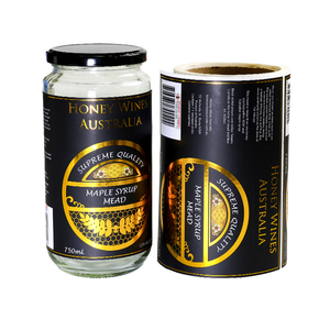 Étiquette alimentaire en vinyle personnalisée, autocollant adhésif imperméable pour l'emballage alimentaire - Product Image 1
