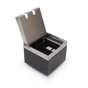 Recessed Floor Boxes with Data and Power Ports for Modern Office Connectivity Modular <b>Electrical</b> System - Product Image 5