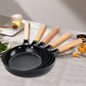 Utensilios de cocina personalizados <span class=keywords><strong>Sarten</strong></span> Ollas Sartén frita de hierro fundido Sartén antiadherente Panci Cocina Freír Olla Sartén de hierro - Product Image 2