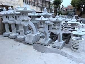 手工雕刻花岗岩日本禅园寺塔天然石灯 - Product Image 6