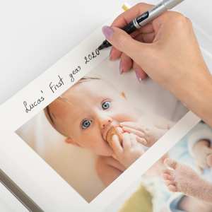 Vente en gros d'<span class=keywords><strong>album</strong></span> <span class=keywords><strong>photo</strong></span> auto-adhésif pour bébé Couverture d'étape mensuelle pour bébé <span class=keywords><strong>Album</strong></span> <span class=keywords><strong>photo</strong></span> de la grossesse Livre de la première année - Product Image 5