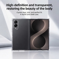 Casing HP Samsung Z Fold8 Transparan Keras Anti Benturan Desain Minimalis Injection Molding Pelindung