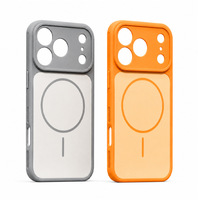 Étui hybride magnétique TPU+PC au toucher doux pour moulage par injection, design antichoc, découpes précises, plusieurs couleurs disponibles