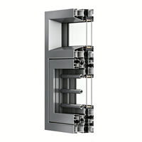 Ventanas Abatibles de Doble Apertura con Perfiles de Aleación de Aluminio, Vidrio Triple con Rotura de Puente Térmico y Rejillas de Seguridad