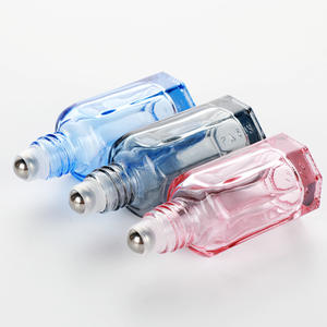 Botella Roll-On de Vidrio Grueso para Perfume, Aceite Esencial, Subenvasado de Viaje, Botella Pequeña Vacía para Masajes - Product Image 2