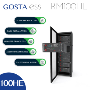 GOSTA RM100HE Meilleur <span class=keywords><strong>Prix</strong></span> Armoire de Stockage d'Énergie Solaire Empilable Étanche IP20 5KW 10KW Kit Batterie de Stockage d'Énergie - Product Image 2