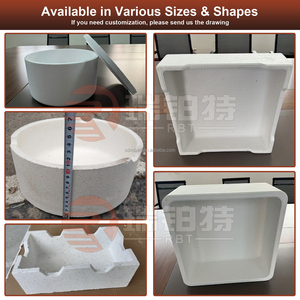 Toz kalsinasyon için refrakter seramik fırın Sagger - Product Image 2