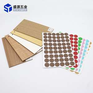 Adhesivo circular de PVC para cubrir agujeros de tornillos, barnizado mate para muebles, decoración del hogar, 3 en 1, a prueba de polvo y anti-manchas - Product Image 2