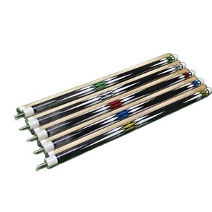Taco de billar de doble articulación en forma de diamante de 13 mm, 145 pulgadas, de madera maciza de 2 piezas con unión de latón para billar americano de 8/9 bolas - Product Image 5