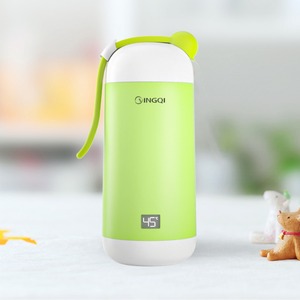 <span class=keywords><strong>Chauffe</strong></span>-lait portable en acier inoxydable pour bébé, recharge USB Type-C, sans fil, contrôle de température constant, préparation du lait - Product Image 3