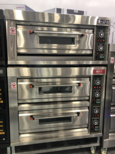 Horno Comercial para Panadería <span class=keywords><strong>de</strong></span> 1 Piso y 2 Bandejas a Gas o Eléctrico para <span class=keywords><strong>Pizza</strong></span>, <span class=keywords><strong>Pan</strong></span> <span class=keywords><strong>de</strong></span> Pita, <span class=keywords><strong>Pan</strong></span> Industrial y Cupcakes para Restaurante y Cocina - Product Image 3