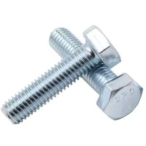 Carbon Steel Galvanized Gr4.8-12.9 Fasteners DIN933 DIN 931 DIN 933 Hexagon Head Bolt Cap Screw Nuts And Hex Bolts