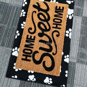 พรมเช็ดเท้าหน้าประตูบ้าน ผ้าฝ้าย สำหรับกลางแจ้ง แบบซ้อนชั้น - Product Image 3