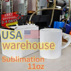 Taza de Cerámica de 11 oz con Asa en Forma de Corazón Personalizada con Caja para Sublimación, Producto en Blanco para San Valentín - Product Image 1