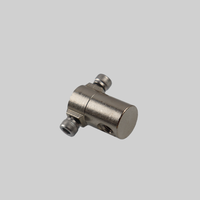 Connecteur de buse de brumisation à double trou en laiton de 9,52 mm, raccord de tuyau de pulvérisation à pression supérieure, capacité 1L, alimenté par l'eau, pour extérieur