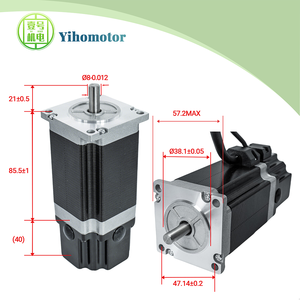 Yihomotor equipado con frenos 57YH26-BZ Hybrid <span class=keywords><strong>NEMA</strong></span> <span class=keywords><strong>23</strong></span> Motor Paso a Paso 8mm eje 2,6 <span class=keywords><strong>Nm</strong></span> DC 36V Ideal para kits de torno CNC - Product Image 4