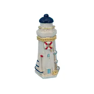 <span class=keywords><strong>Phare</strong></span> en résine 3D personnalisé, souvenir côtier, jouet pour enfant, décoration de gâteau, statue nautique, accents décoratifs, artisanat écologique - Product Image 1