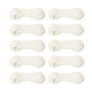 10 PIÈCES multi-usage Bébé Serrure de Tiroir En Plastique de Sécurité pour Enfants Pour Armoire Réfrigérateur Fenêtre Placard Protéger Bébé Protecteur De Sécurité - Product Image 6