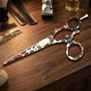 Swivel Paper coated barber scissor - Product Image 2
