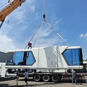 Cabina del capannone della <span class=keywords><strong>casa</strong></span> del rimorchio di progettazione della <span class=keywords><strong>casa</strong></span> del contenitore di <span class=keywords><strong>architettura</strong></span> futuristica con il prezzo di fabbrica - Product Image 4