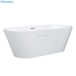 Bañera acrílica independiente <span class=keywords><strong>de</strong></span> <span class=keywords><strong>gama</strong></span> alta con zapatilla doble, accesorio para bañera <span class=keywords><strong>de</strong></span> inmersión <span class=keywords><strong>de</strong></span> hielo - Product Image 3