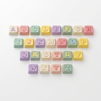 Customizable 3D Printed Keycap Keychain DIY Custom Letter Name Keyboard Switch Pendant-Mechanical Keycap Clicker