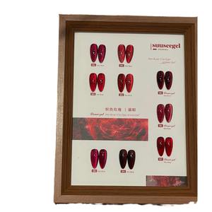 热卖红猫眼凝胶指甲油火红红宝石玫瑰紫外线凝胶 - Product Image 4