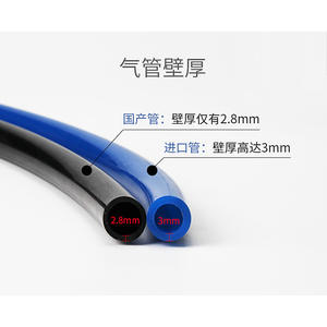 Compresseur d'air haute pression DPC Okada Seiko, tuyaux pneumatiques en PU importés, 6x4/8x5/10x6.5/12x8mm, vannes à filetage industriel - Product Image 1