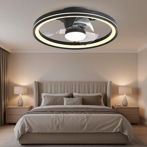 Modern Simple Silent DC Motor Plastic Smart Remote Control LED Indoor <strong>Bedroom</strong> <strong>Ceiling</strong> <strong>Fan</strong> with 10-Year Warranty - Product Image 3