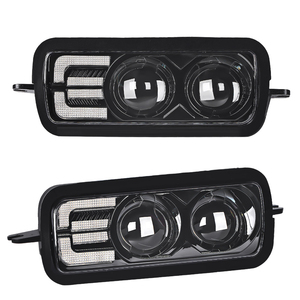 LOYO Luce di Ricambio a LED di Alta Qualità per Lada Niva Fanale Fendinebbia con Indicatore di Direzione <span class=keywords><strong>Bianco</strong></span> Giallo per Lada 4x4 Urban Niva 1995 - <span class=keywords><strong>2019</strong></span> - Product Image 2