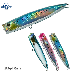 Leurre artificiel Swimbait à queue rotative, type Popper, <span class=keywords><strong>pour</strong></span> <span class=keywords><strong>la</strong></span> pêche, en ABS imprimé - Product Image 1