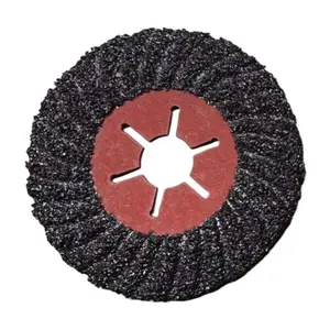 Semi-Flex Polishing Silicone Carbide Vulcanized fiber super flexible grinding sanding disc for stone