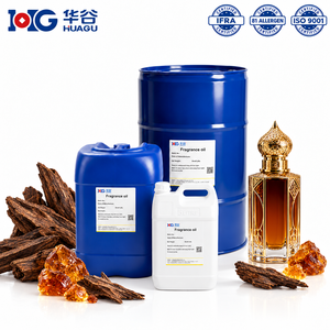 Huile de parfum concentrée longue durée Oud Ambre pour la fabrication de parfums arabes haut de gamme - Product Image 1