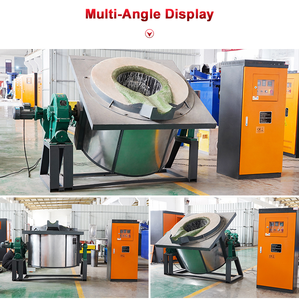 250 kg 500kg 5ton máy đúc phế liệu tan chảy Hợp kim nhôm Đồng phôi đúc dòng chất thải lon furnac induct lò giá để bán - Product Image 6