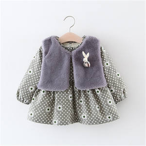 Compras en Línea de Abrigos Cálidos de Invierno para Niñas, Abrigo de Piel para Bebés, Conjunto de Ropa para la Nieve, Vestido Africano Talla Grande - Product Image 1