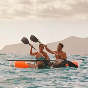 Magnifique kayak transparent en polycarbonate pour la photographie de voyage en plein air, canoë d'eau douce en bord de mer - Product Image 1