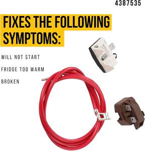 PartsBroz 220V compresor relé sobrecarga Kit Compatible para <span class=keywords><strong>Whirlpool</strong></span> Roper refrigeradores reemplazo para AP3108472 hogar - Product Image 4